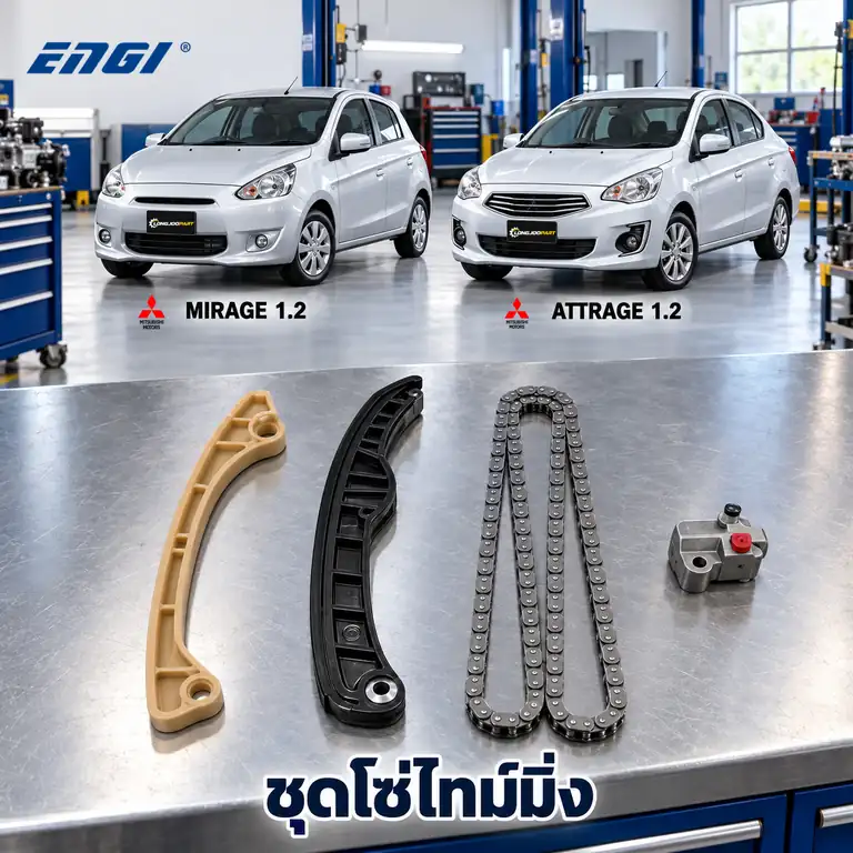 ชุดโซ่ไทม์มิ่ง ENGI ECK-MB007N — ชุดโซ่ไทม์มิ่ง 3A92 Mirage Attrage 1.2