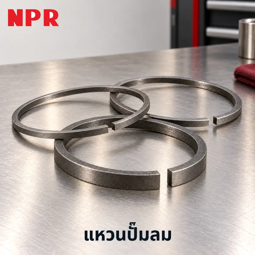 แหวนปั๊มลม NPR 6SD1 6SD1-T Isuzu, Sanwa Seiki Size STD — SWS06008