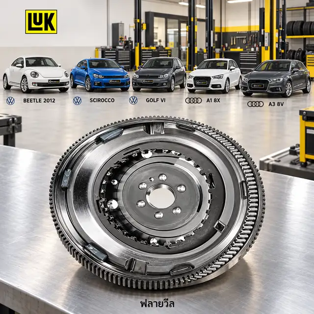 ฟลายวีล LUK 415 0680 09 — DMF ฟลายวีล 7-DCT 7-DCT Beetle Scirocco Golf VI, A1, A3