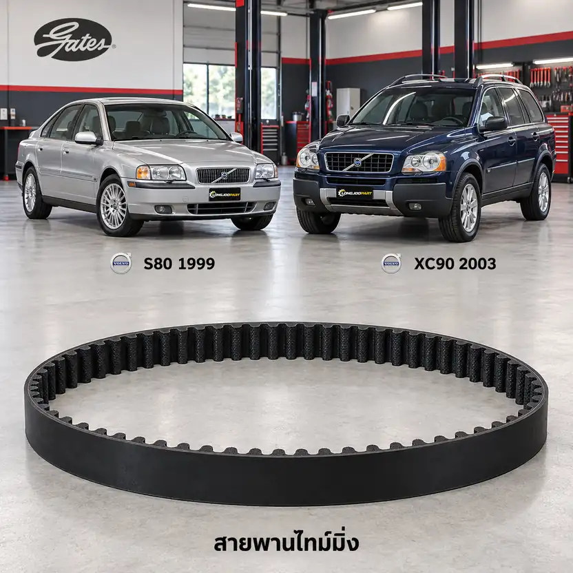 สายพานไทม์มิ่ง GATES T319 — B6294 S80 XC90 2.9 T6 24V ปี 2001