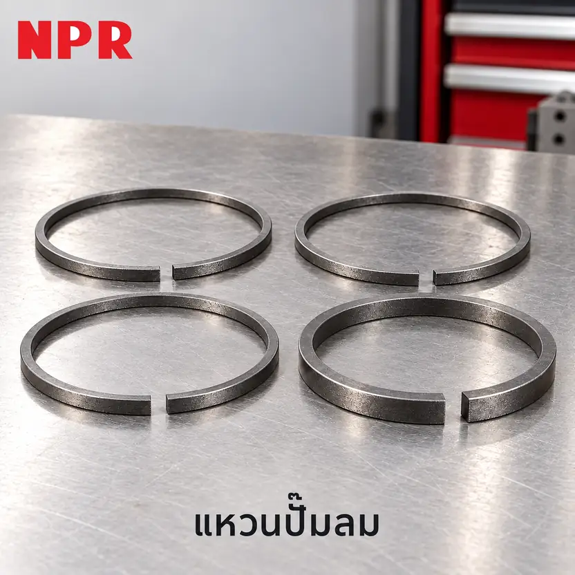 แหวนปั๊มลม NPR 6WA1 PF6 RF8 Isuzu, Nissan UD Size STD — SWS06010