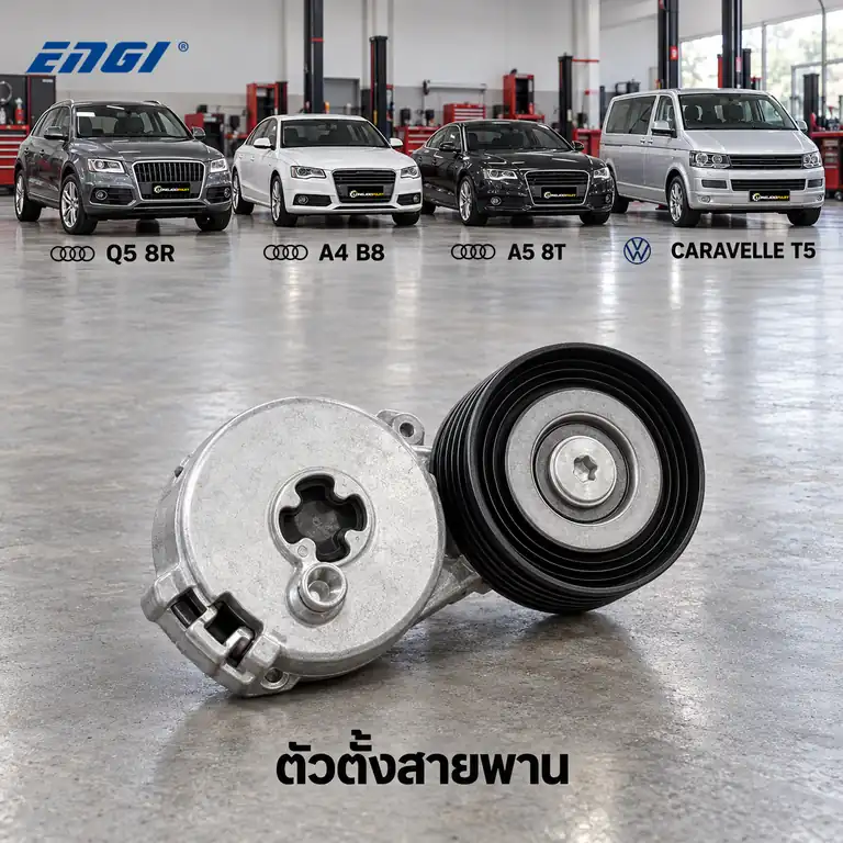 ตัวตั้งสายพาน ENGI EG90167 — ชุดตั้งสายพาน 2.0TFSI Q5 A4 A5, Transporter