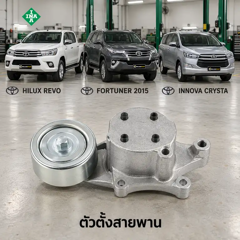 ตัวตั้งสายพาน INA 534 0841 10 — ชุดตั้งสายพาน 1-2GD Revo 2.4/2.8 GUN12#, Fortuner, Innova 2.8