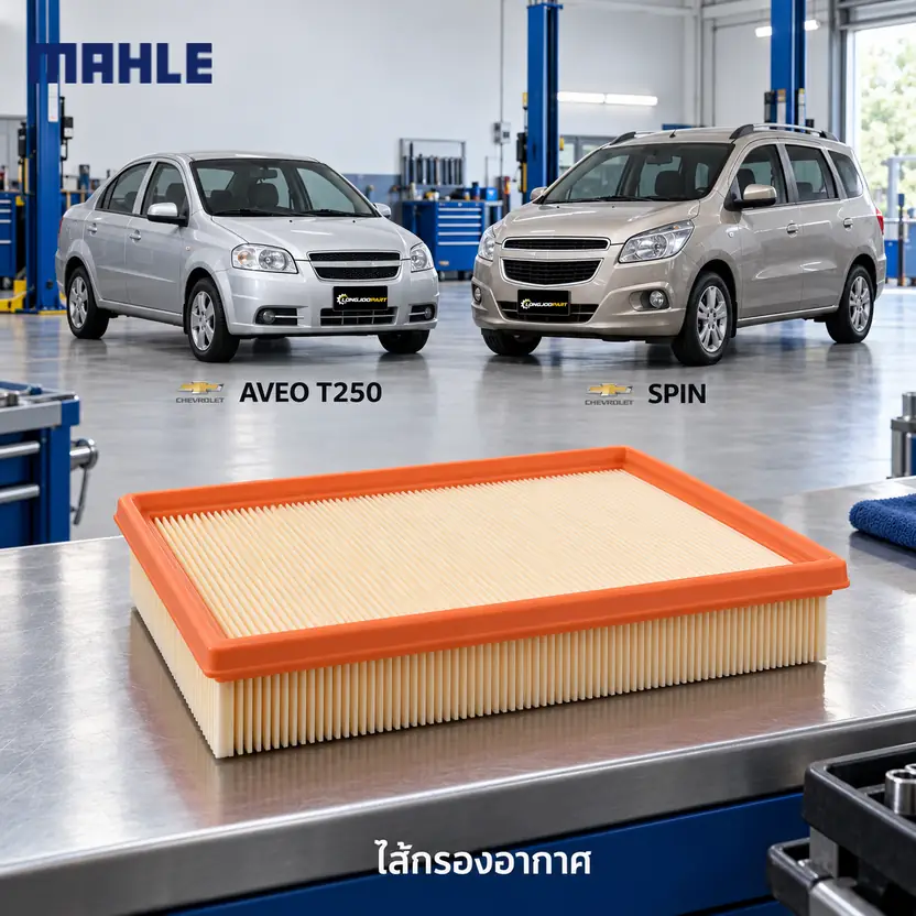 ไส้กรองอากาศ MAHLE รหัส LX 5891 — อาวิโอ 1.4/1.6 ปี 2011, Spin 1.5 ปี 2013