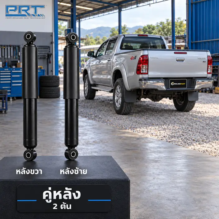 โช้คอัพ PRT STD — Vigo 4x4 4x2 ยกสงู ปี 2004–2014
