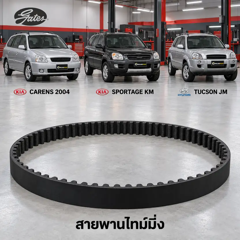 สายพานไทม์มิ่ง GATES T1098 — D4EA Carens 2.0, Sportage, Tucson