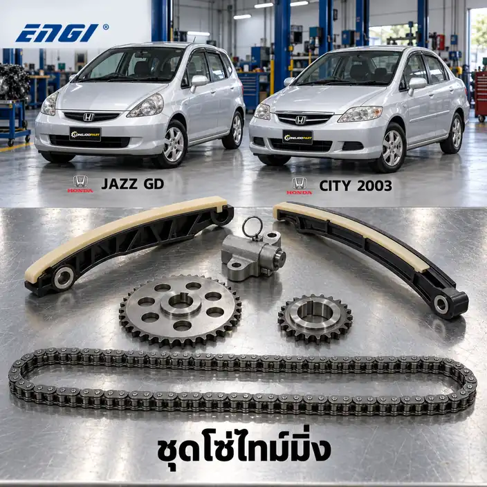 ชุดโซ่ไทม์มิ่ง ENGI ECK-00906 — ชุดโซ่ไทม์มิ่ง+เฟือง L15A1 Jazz GD, City 1.5 ปี 2003