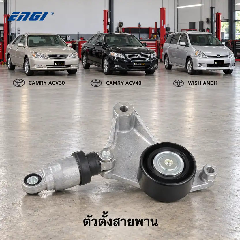 ตัวตั้งสายพาน ENGI EG90021 — ชุดตั้งสายพาน 1-2AZ Camry 2.0/2.4 ACV30-40, Wish 2.0 ANE11