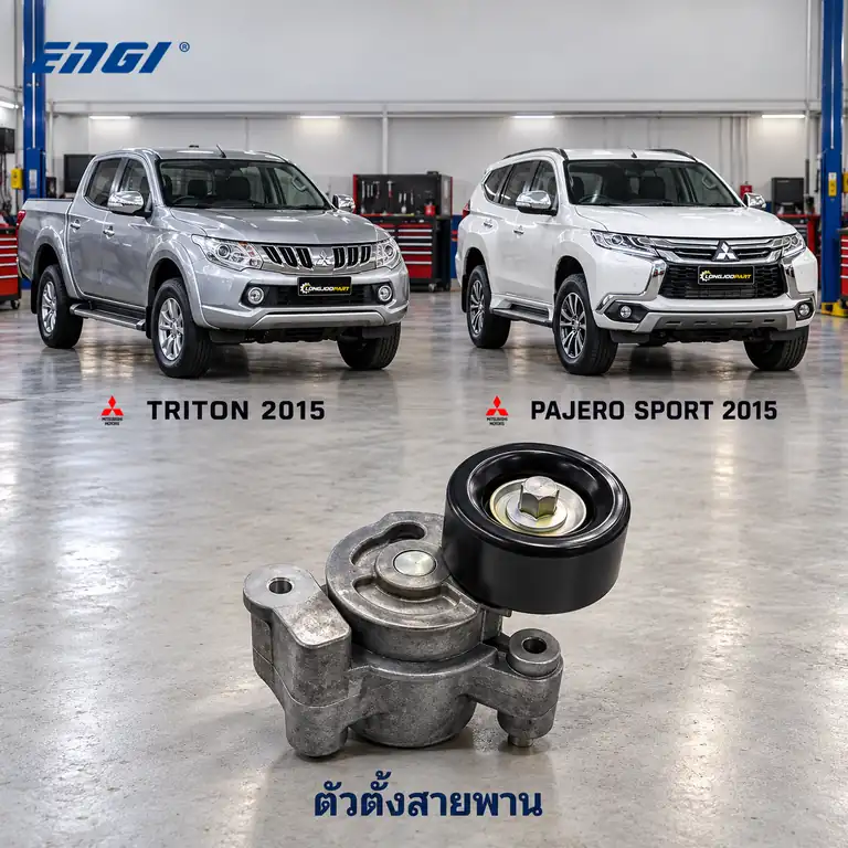 ตัวตั้งสายพาน ENGI EG90799 — ชุดตั้งสายพาน 4N15 Triton 2.4 ปี 2015 KK1T, Pajero Sport 2.4 KR1W