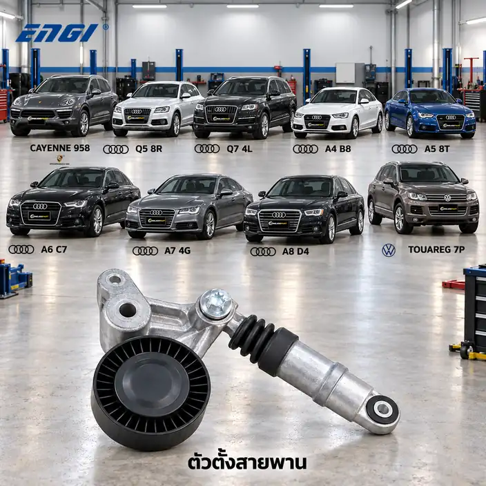 ตัวตั้งสายพาน ENGI EG90371 — ชุดตั้งสายพาน Cayenne 3.0D, Q5 Q7 A4-A8, Touareg