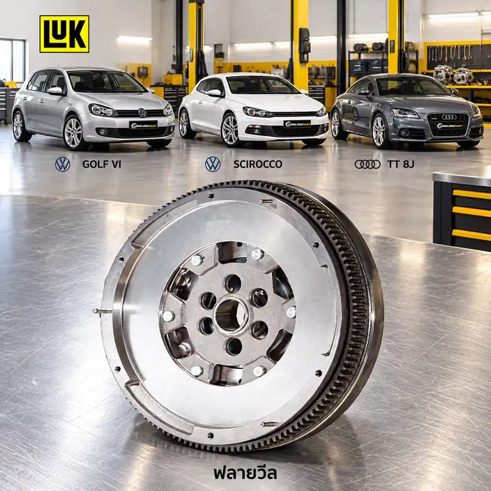 ฟลายวีล LUK 415 0331 10 — DMF ฟลายวีล MT MT Golf 2.0, Scirocco, TT ปี 2008