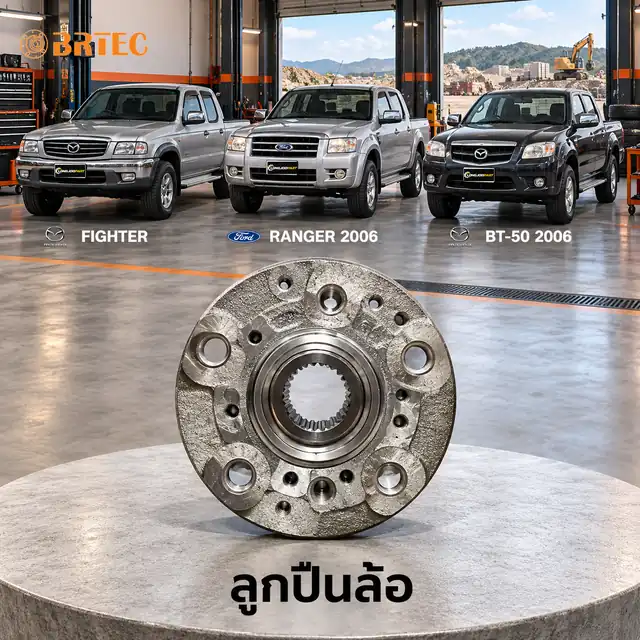 ลูกปืนล้อ BRTEC รหัส 970050 — เสื้อดมุ ล้อหน้า Fighter Ranger, BT50 4x2 Y06