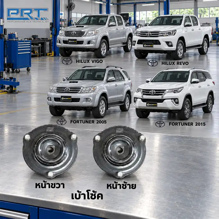 เบ้าโช้ค PRT รหัส 610-1667 — เบา้ โช้คหน้า-R/L TOY Vigo 4x4, Revo, Fortuner