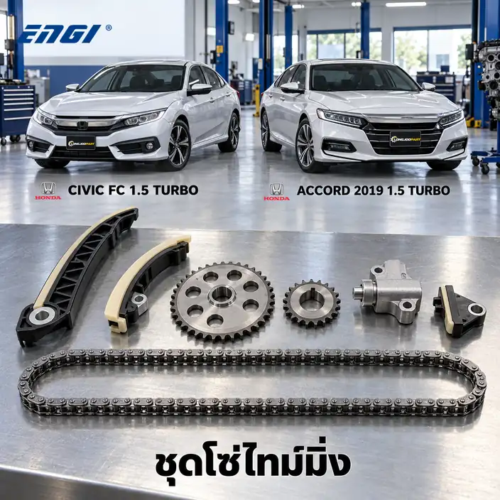 ชุดโซ่ไทม์มิ่ง ENGI ECK-00925 — ชุดโซ่ไทม์มิ่ง+เฟือง L15B7 Civic FC 1.5 Turbo ปี 2016, Accord 1.5 ปี 2019