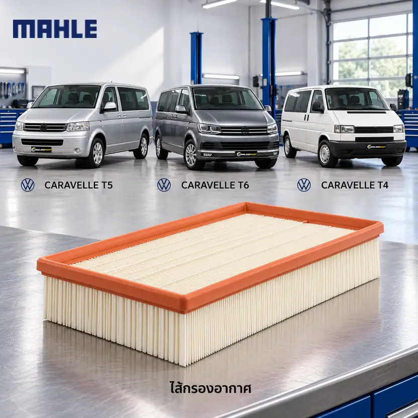 ไส้กรองอากาศ MAHLE รหัส LX 786 — Caravelle T5 T6 ทกุ รุ่น , T4 รุ่น 3.2