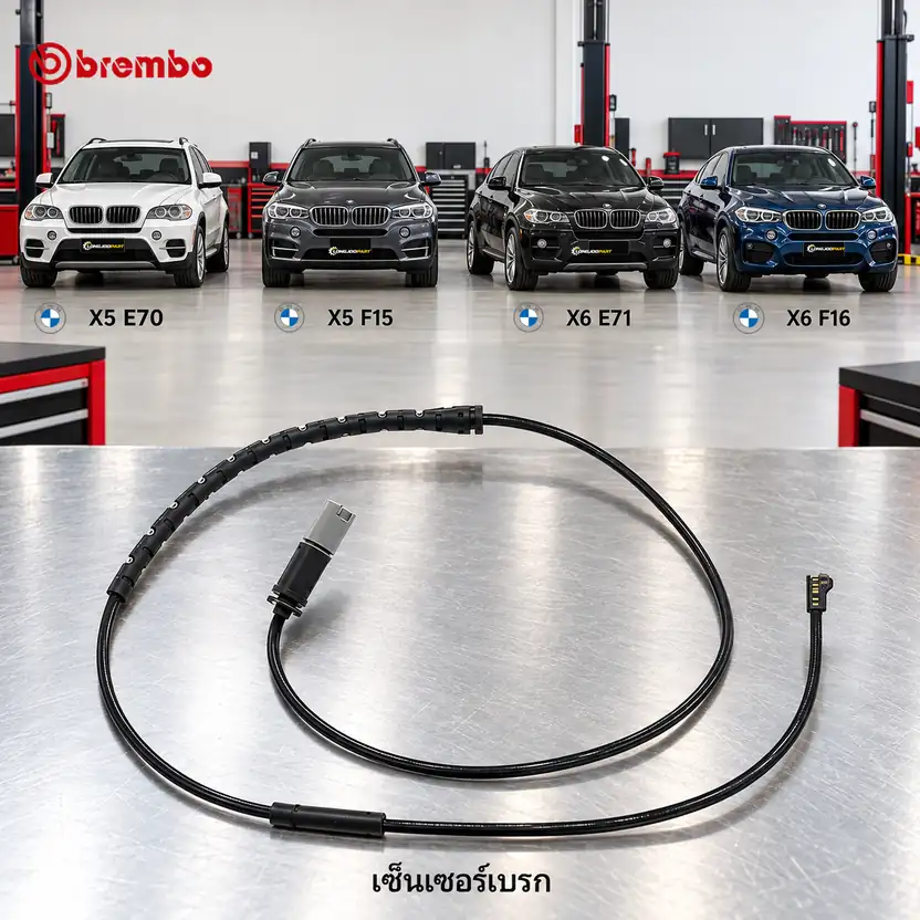 เซ็นเซอร์เบรก BREMBO รหัส A00434 — E70 F15 X5, E71 F16 X6