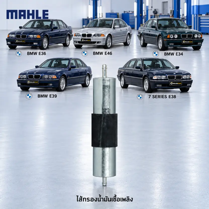 ไส้กรองน้ำมันเชื้อเพลิง MAHLE รหัส KL 66 — 3 (E36 E46), 5 (E34 E39), 7 (E38)