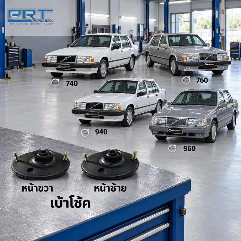 เบ้าโช้ค PRT รหัส 610-2557 — เบา้ โช้คหน้า-R/L VOL 740 760 940 960 ปี 1990