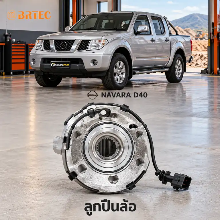 ลูกปืนล้อ BRTEC รหัส 993320A — ดมุ +ลูกปืนล้อหน้า ABS Navara 4x4 D40
