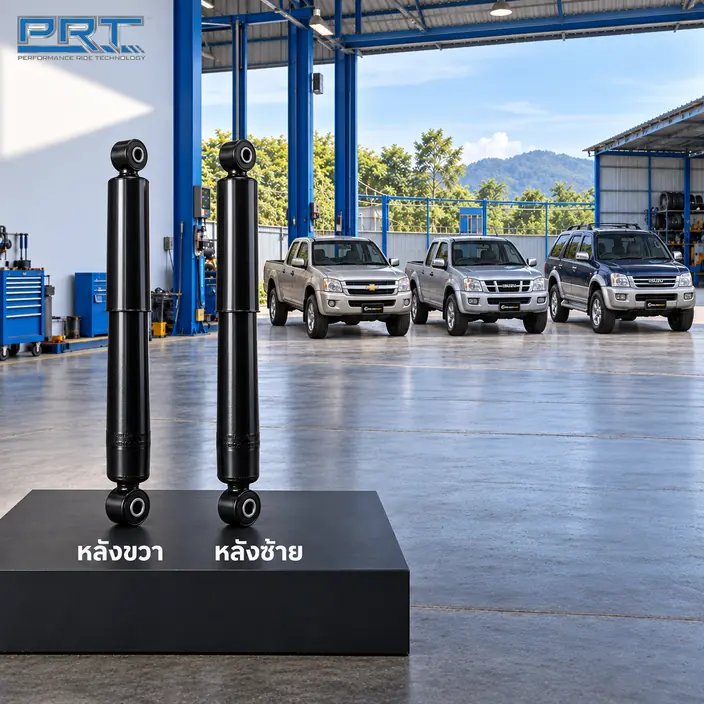 โช้คอัพ PRT Tuning — Colorado 4x4 4x2ยกสงู ปี 2002–2011 / D-Max 4x4 4x2ยกสงู ปี 2002–2011 / MU-7 4WD ปี 2006–2013