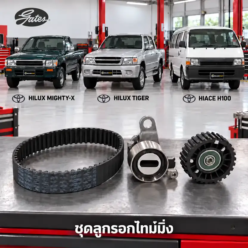 ชุดลูกรอกไทม์มิ่ง GATES TCK-835P — ชุดไทม์มิ่ง+เฟือง 2L 3L 5L, Hilux MTX, Tiger, Hiace LH