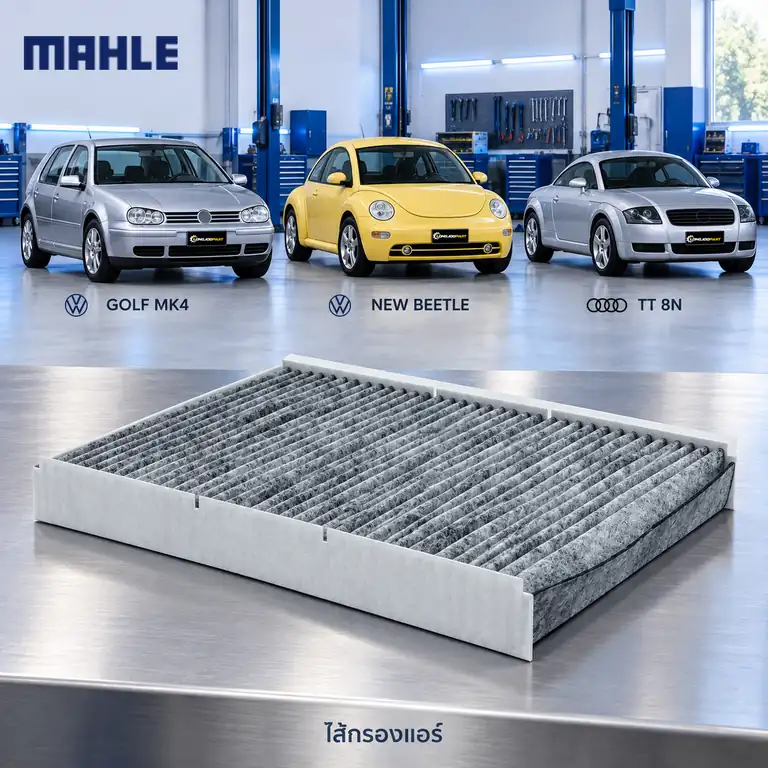 ไส้กรองแอร์ MAHLE รหัส LAK 63 — Golf, New Beetle ปี 2000, TT ปี 1998