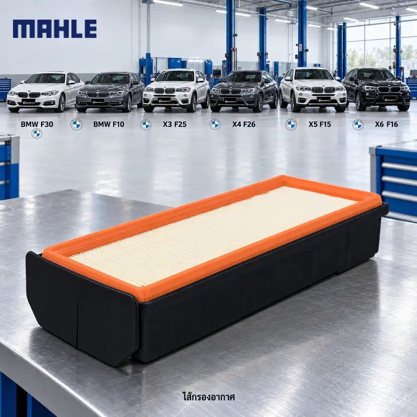 ไส้กรองอากาศ MAHLE รหัส LX 2796-1 — N57D30 / 3 (F30) 5 (F10) X (F25 F26 F15 F16)