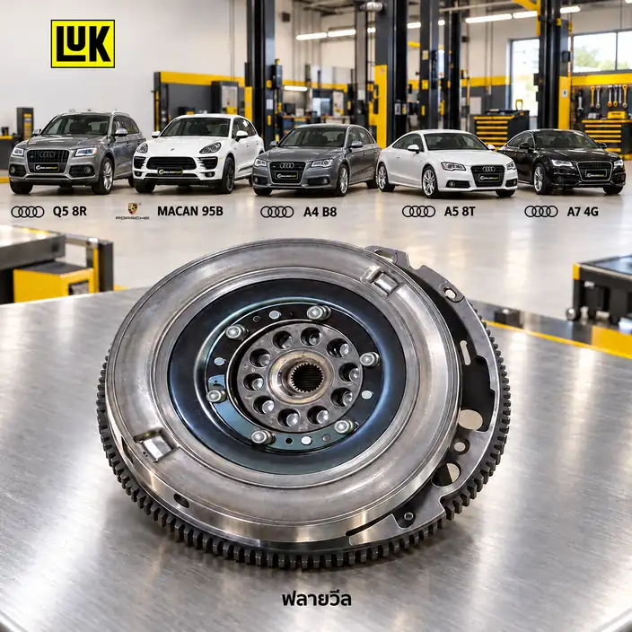 ฟลายวีล LUK 415 0627 09 — DMF ฟลายวีล 7-DCT 7-DCT Q5 2.0TDI ปี 2008, Macan, A4 A5 A7