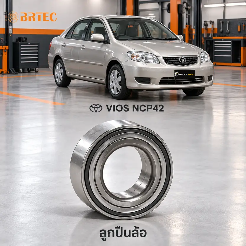 ลูกปืนล้อ BRTEC รหัส 960157 — ลูกปืนล้อหน้า Vios Y02 NCP42