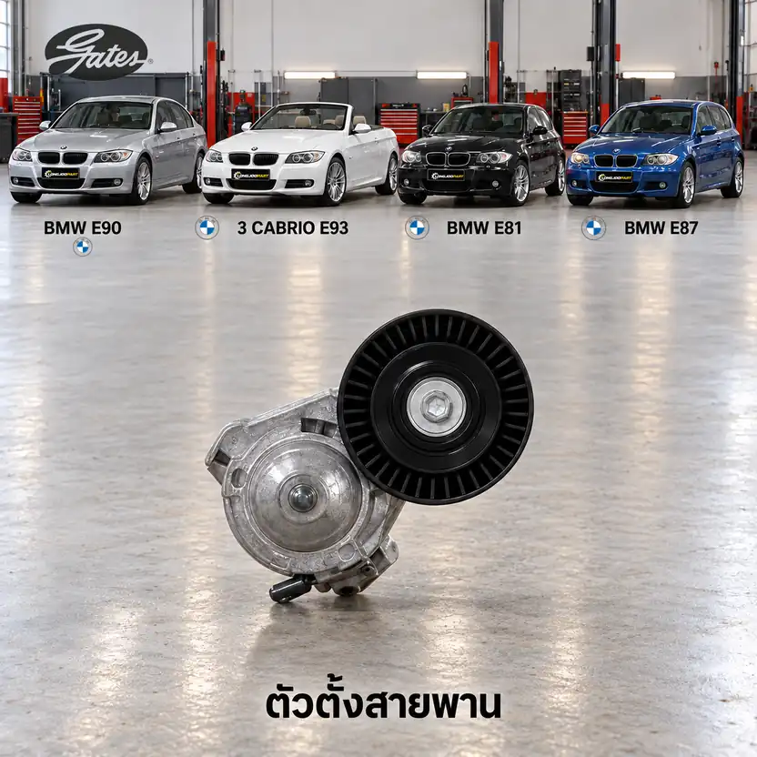 ตัวตั้งสายพาน GATES T39085 — ชุดตั้งสายพาน N43 N46 E90 E93 E81 E87