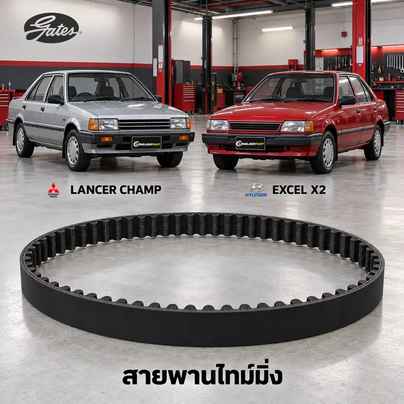 สายพานไทม์มิ่ง GATES T756 — 4G15 G15B Lancer Champ C12A, Excel