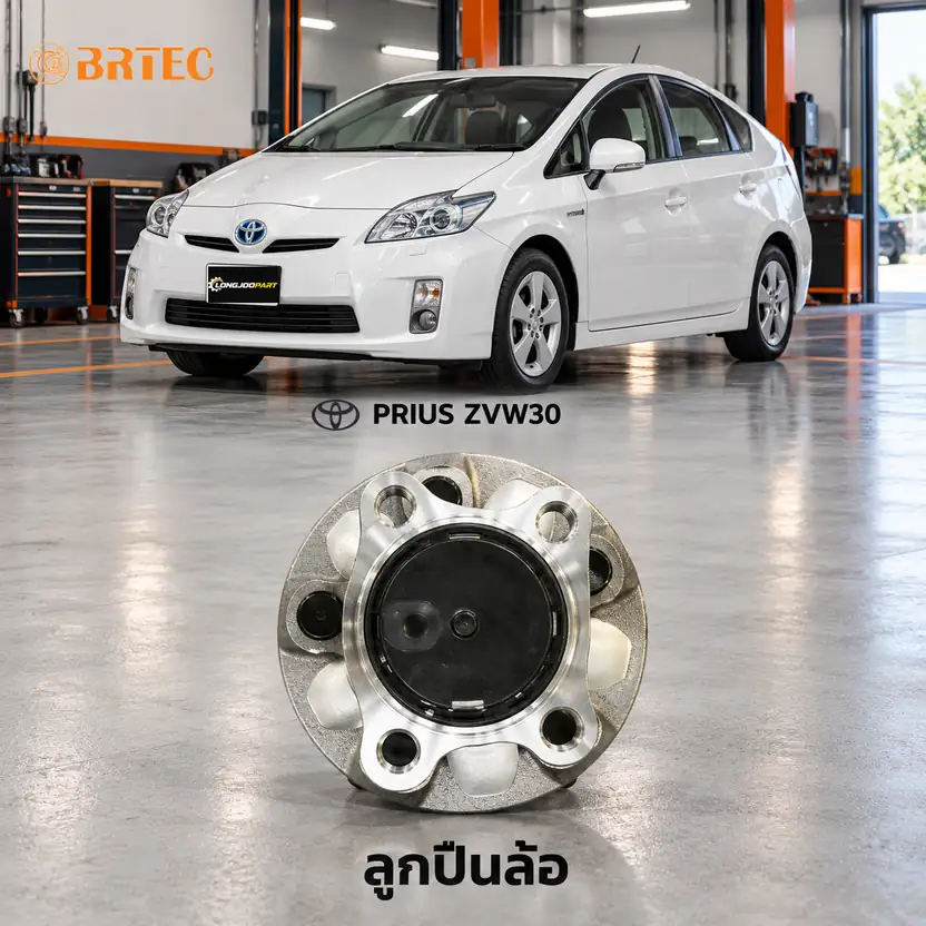 ลูกปืนล้อ BRTEC รหัส 995337A — ดมุ +ลูกปืนล้อหลงั ABS Prius 1.8 Y09