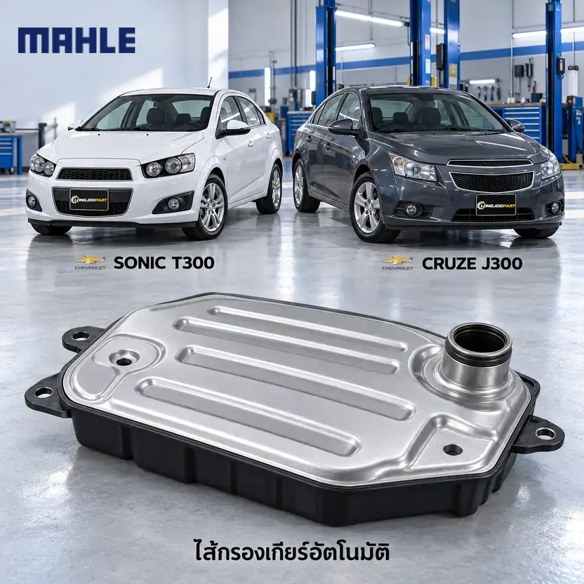 ไส้กรองเกียร์อัตโนมัติ MAHLE รหัส HX 320 — กรองเกียร ์Sonic 1.4 ปี 2012, Cruze 1.8 ปี 2010, 24237508