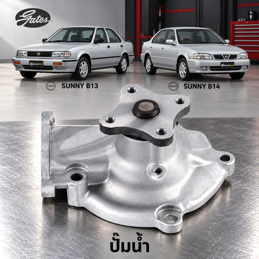ปั๊มน้ำ GATES GWP-0019 — ปั๊มน้ำ GA14-16 Sunny 1.4/1.6 B13-14