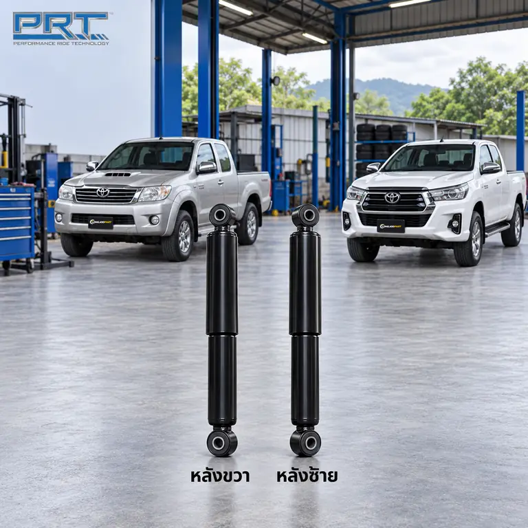 โช้คอัพ PRT Tuning — Hilux Vigo 4x2 ปี 2004– / ชHกiัluยxา วRevo 4x2 ปี 2014–