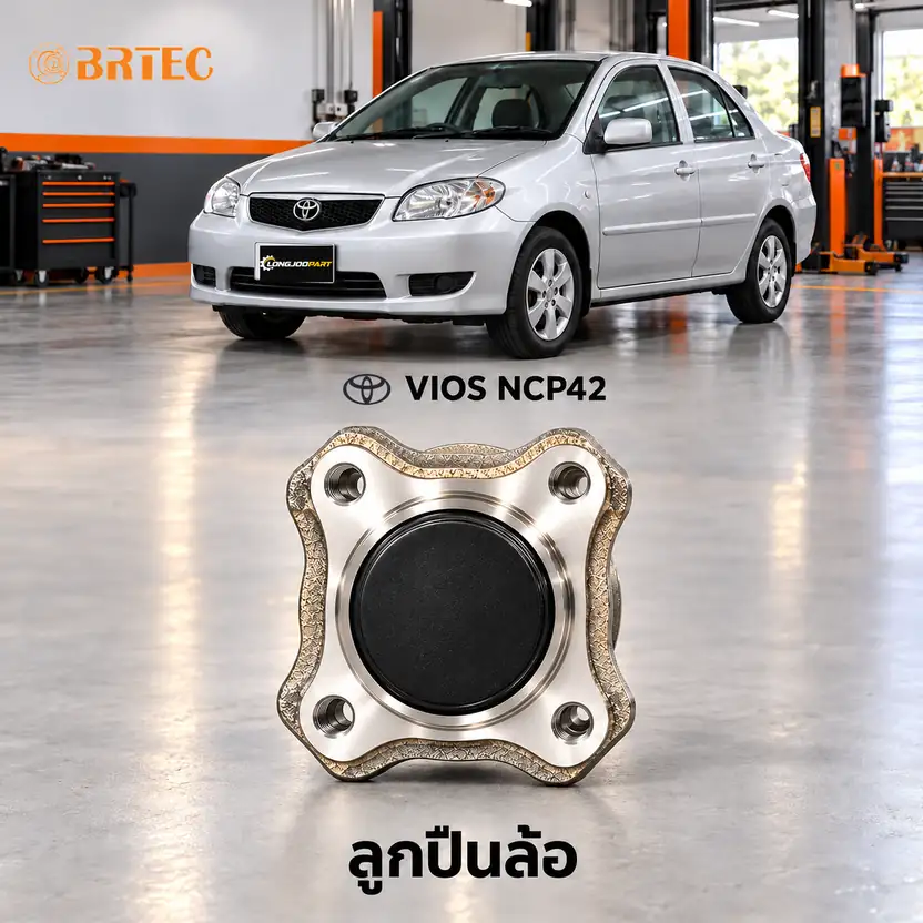 ลูกปืนล้อ BRTEC รหัส 995322A — ดมุ +ลูกปืนล้อหลงั ABS Vios Y02 NCP42