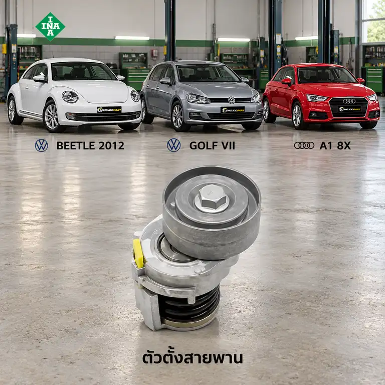 ตัวตั้งสายพาน INA 534 0346 10 — ชุดตั้งสายพาน 1.4TSI Beetle Golf, A1