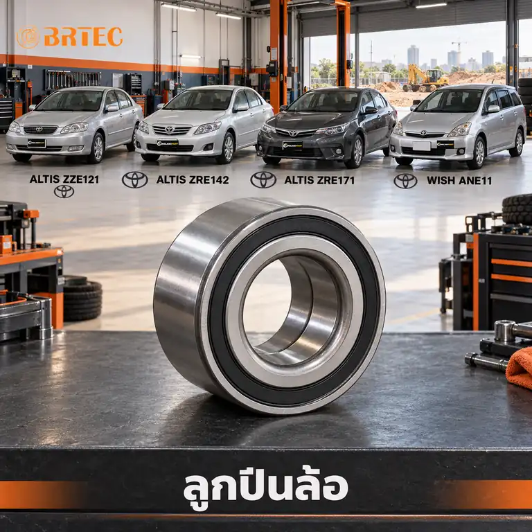 ลูกปืนล้อ BRTEC รหัส 960156 — ลูกปืนล้อหน้า Altis Y01-18, Wish ANE11