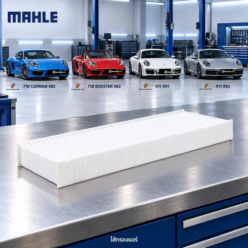 ไส้กรองแอร์ MAHLE รหัส LA 1121 — นอก 718 Cayman Boxster (982), 911 ((991 992)