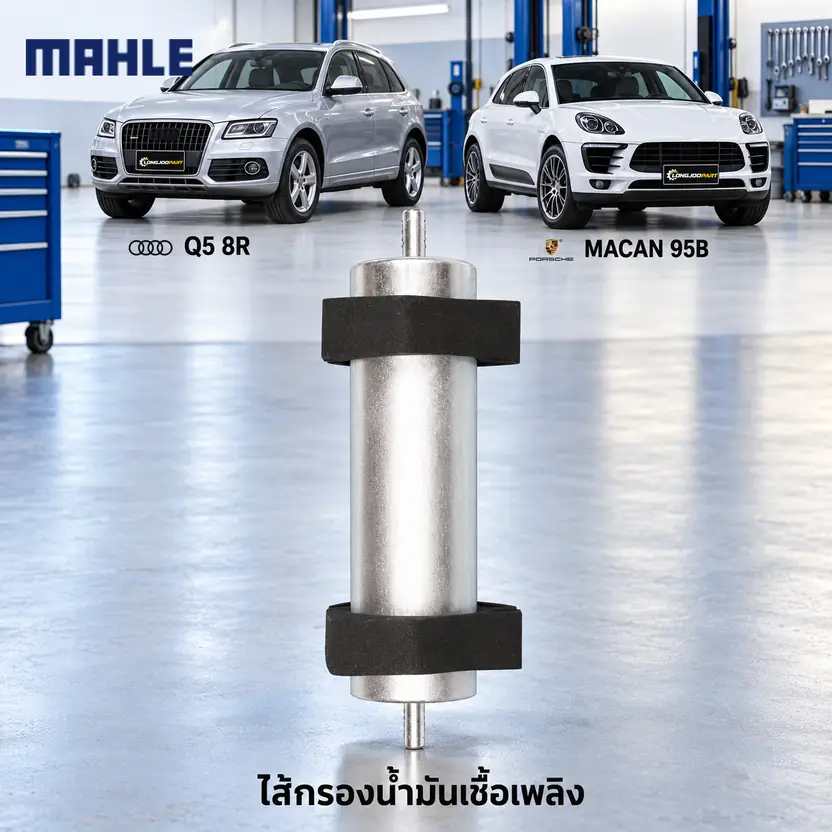 ไส้กรองน้ำมันเชื้อเพลิง MAHLE รหัส KL 916 — Q5 (8R) 2.0/3.0TDI ปี 2012, Macan 3.0S ดีเซล