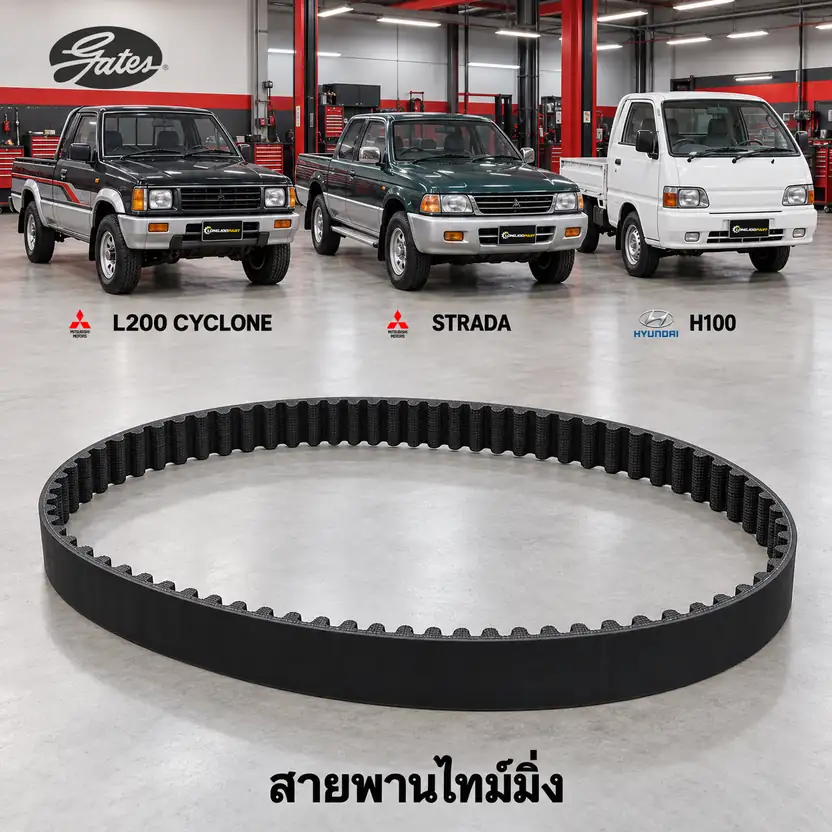 สายพานไทม์มิ่ง GATES T961 — 4D56 L200 ปี 1993, Strada 2500, H100 2.5TD